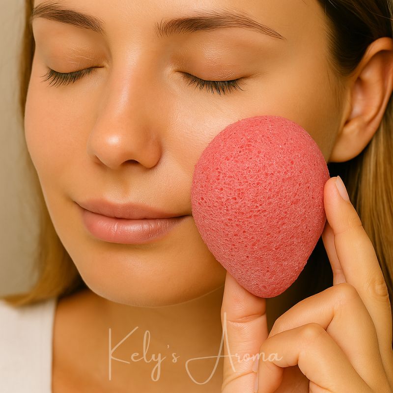 Esponja Konjac Rosa – Antienvejecimiento