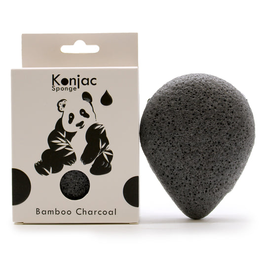 Éponge Konjac Charbon – Purifiante