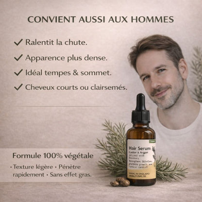 Sérum Capillaire Bio au Romarin – Pousse & Anti-Chute
