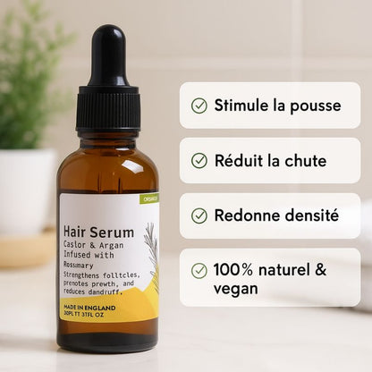 Sérum Capillaire Bio au Romarin – Pousse & Anti-Chute
