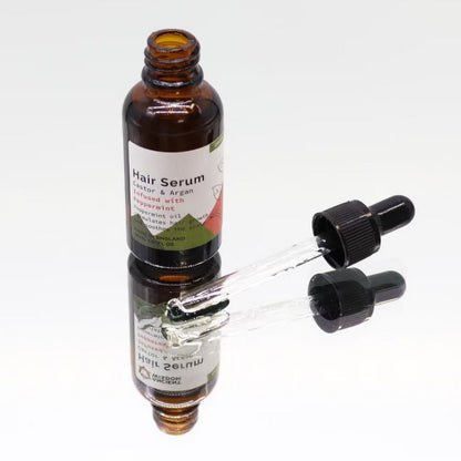 Sérum Capillaire Bio à la Menthe Poivrée – Stimulant & Revitalisant