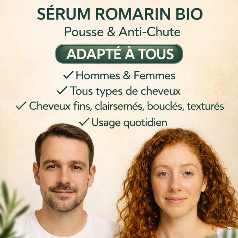 Pack de 3 Sérums Capillaires – Romarin, Menthe & Lavande