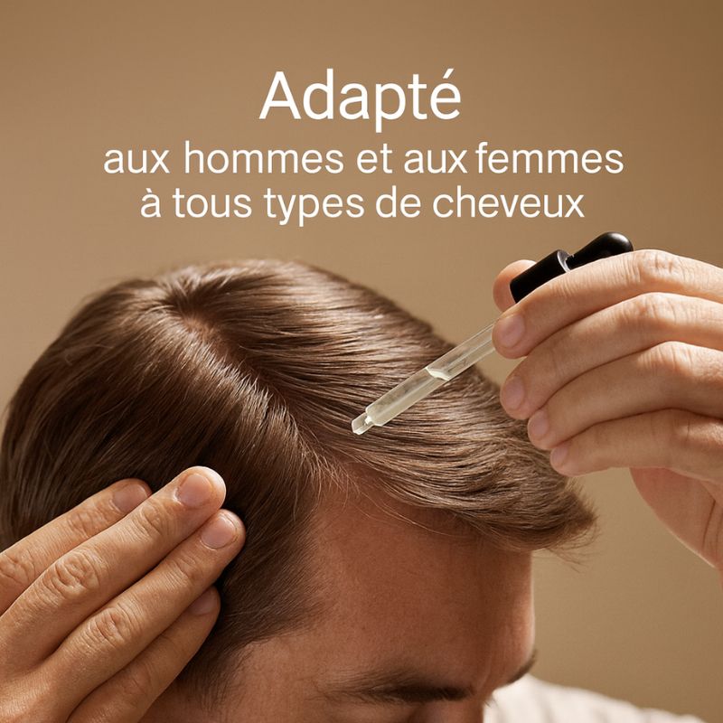 Sérum Capillaire Bio à la Menthe Poivrée – Stimulant & Revitalisant