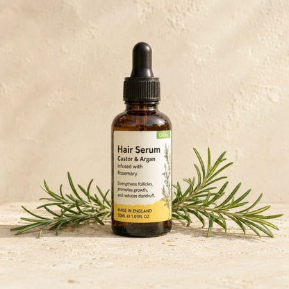 Sérum Capillaire Bio au Romarin – Soin Nourrissant & Fortifiant