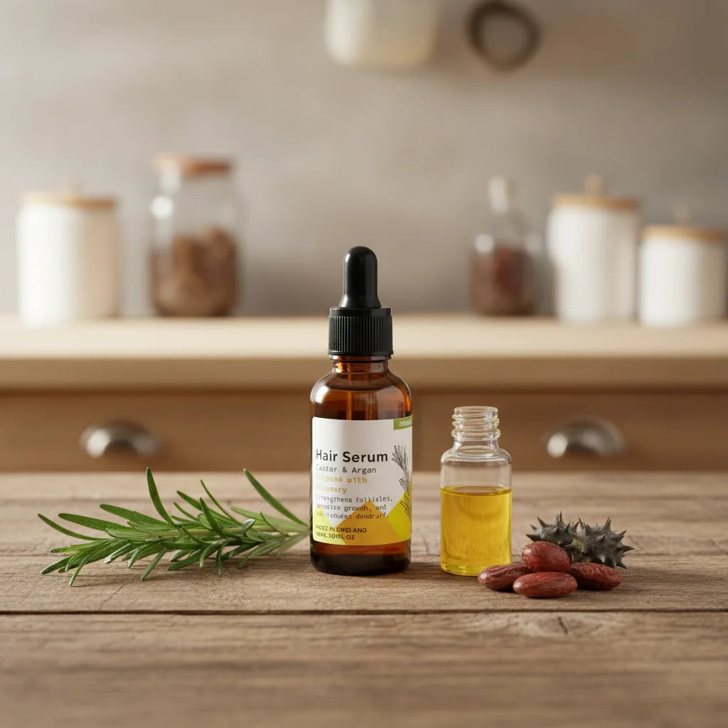 Sérum Capillaire Bio au Romarin – Pousse & Anti-Chute