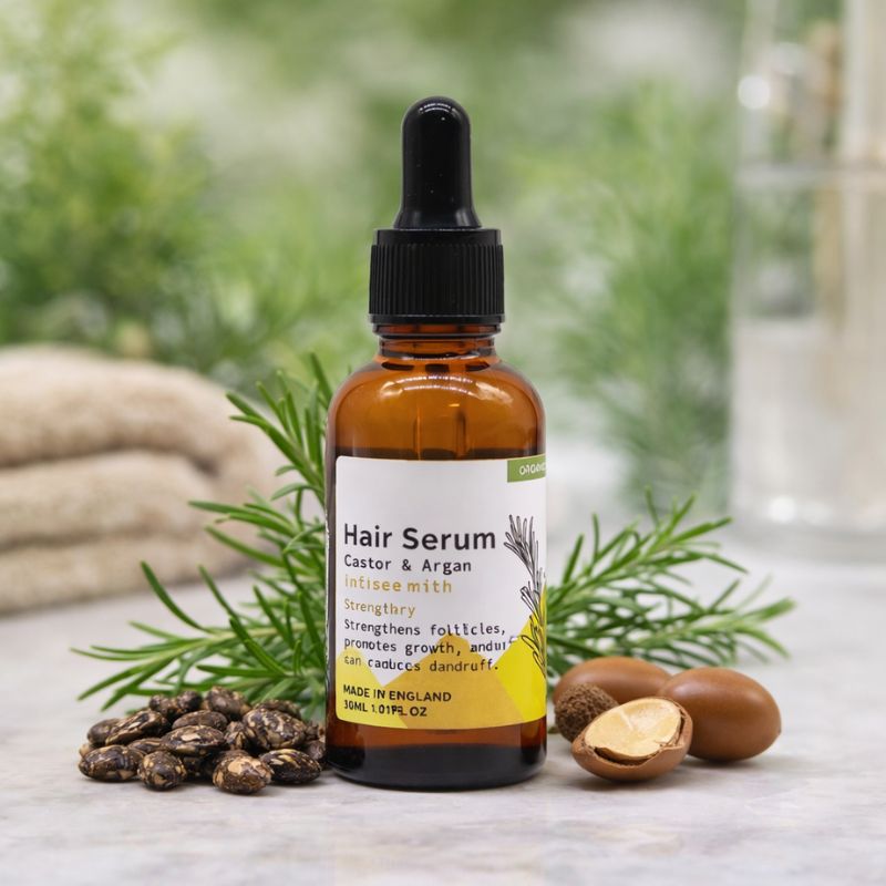 Sérum Capillaire Bio au Romarin – Pousse & Anti-Chute